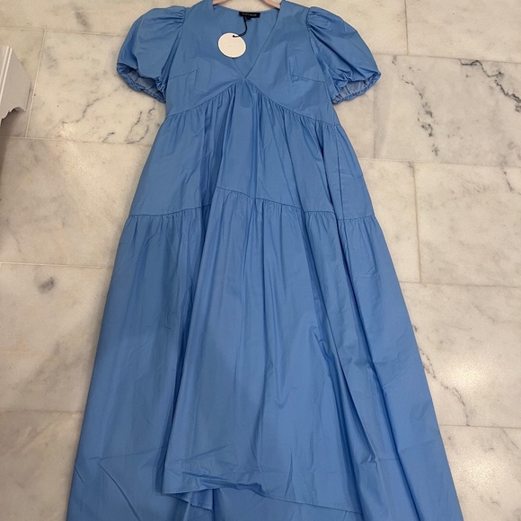 Wyatt Wylde NWT Cotton poplin high/low dress - Picture 2 of 3